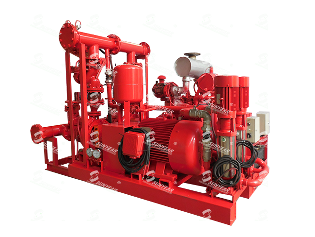 消防泵CCCF认证-消防双动力给水设备