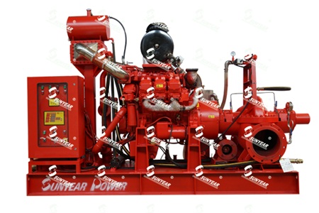自吸自保柴油机消防泵