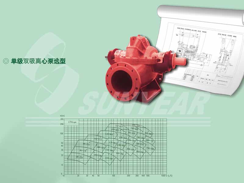 单级双吸离心泵选型