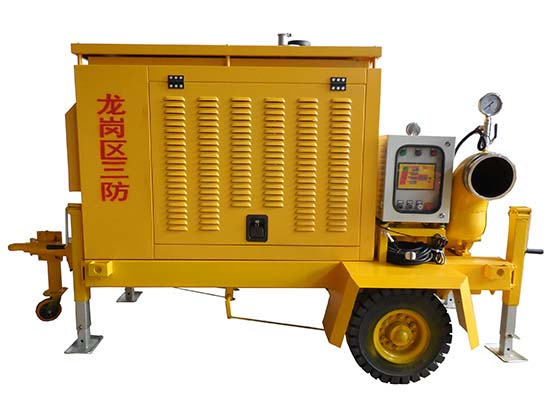 广州三业科技泵车--龙岗区三防办