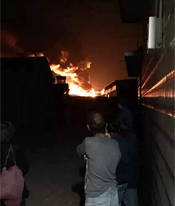 天津永晟化工酒精仓库爆炸