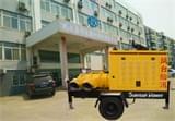 三业科技4台移动泵车在淮南凤台水务局的应用