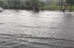 浙江强降雨致道路积水阻交通 今天局地有暴雨