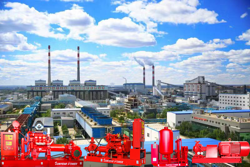 三业科技消防泵应用在陕西北元化工集团