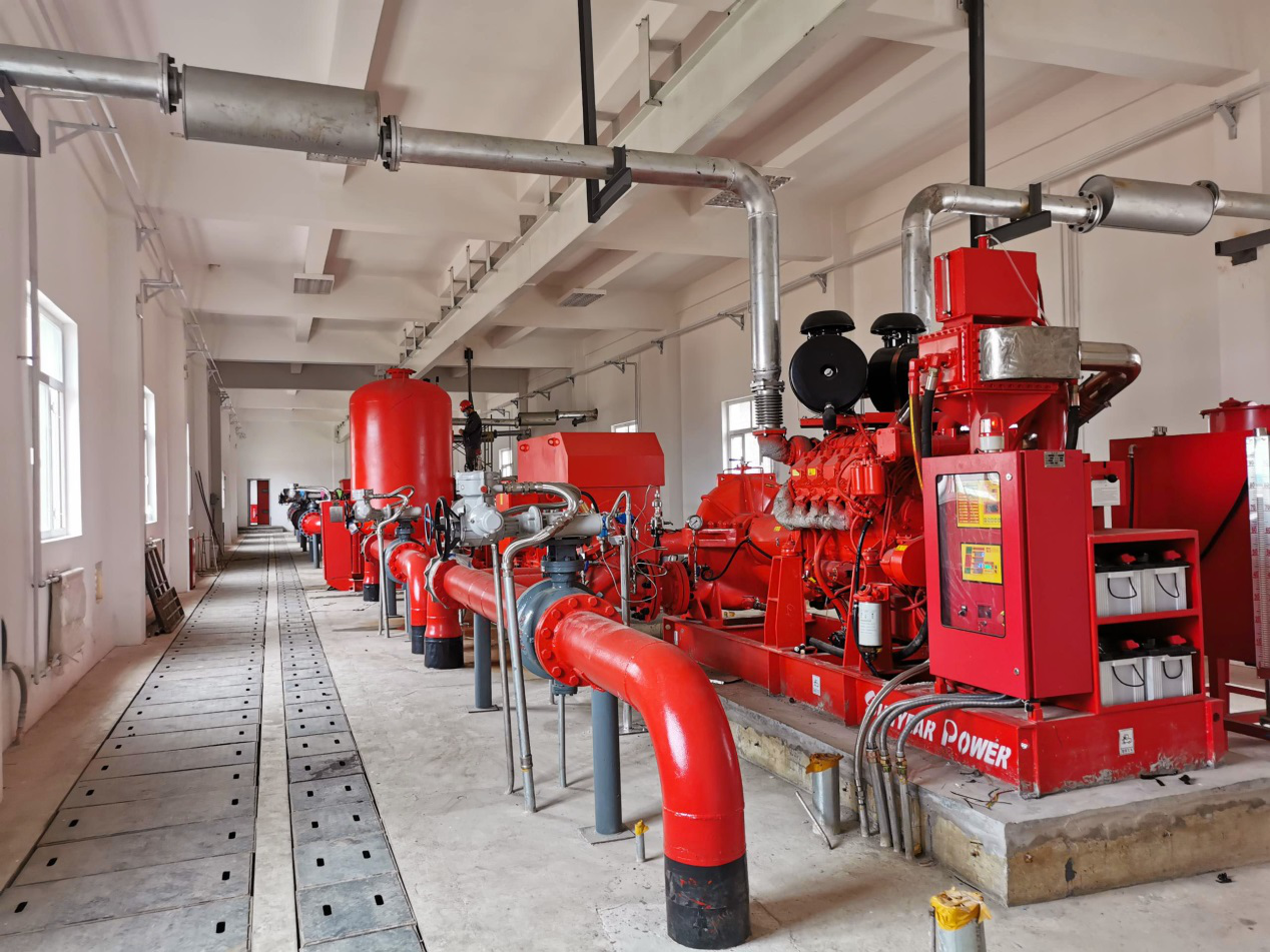 三业消防泵机组在原油商业储备库的应用----青岛董家口港区